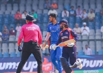 इटालीको धारिलो बलिङसामु नेपाली ब्याटरहरु निरीह