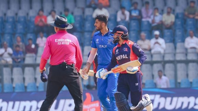 इटालीको धारिलो बलिङसामु नेपाली ब्याटरहरु निरीह